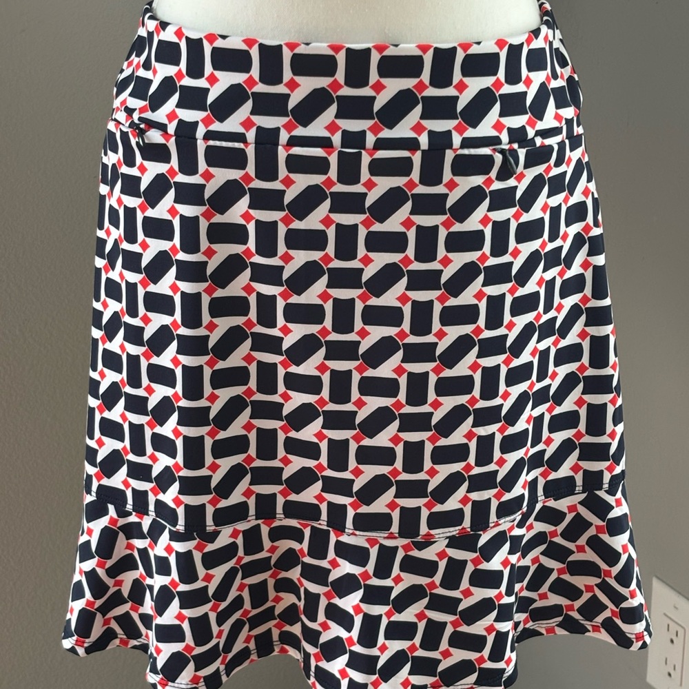 NWOT Tail pull-on Red, White and Blue Golf Skort